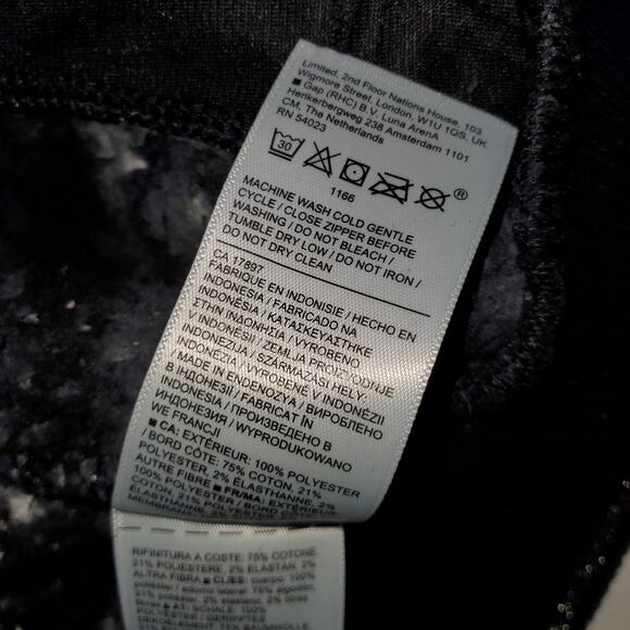 ATHLETA Jacket Medium Gray Black Women's Tugga Sherpa Soft Marble - Picture 10 of 14